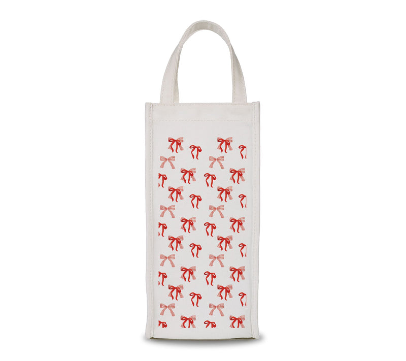 By The Edit Making Spirits Bright Holiday Cheer Wine Bag Tote — View 24