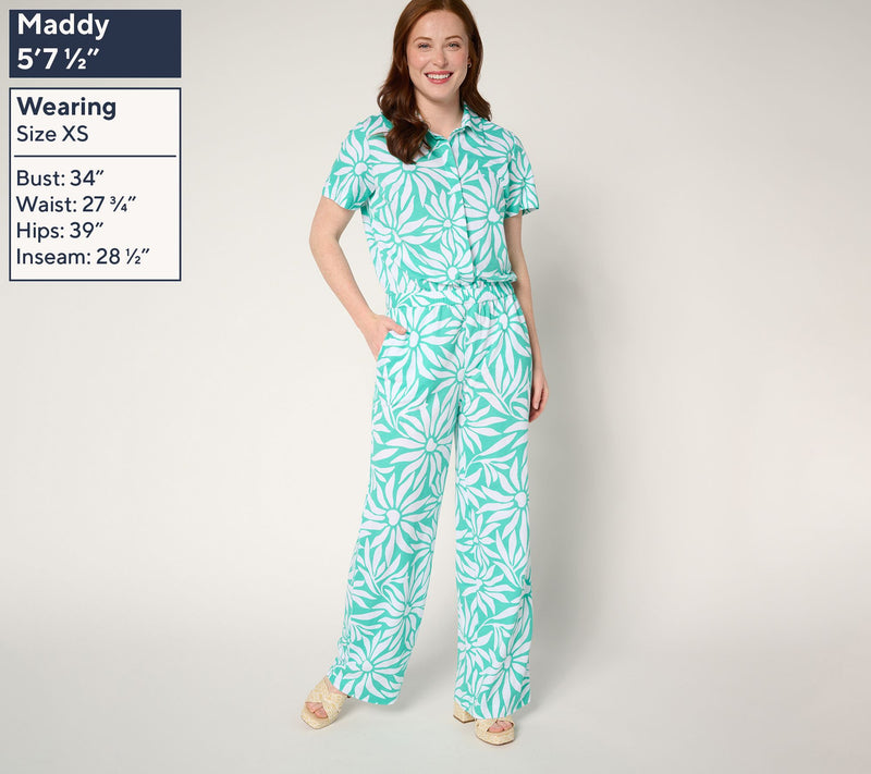 Belle Beach by Kim Gravel Pet Cabana Knit Good Vibrations Jumpsuit — View 9
