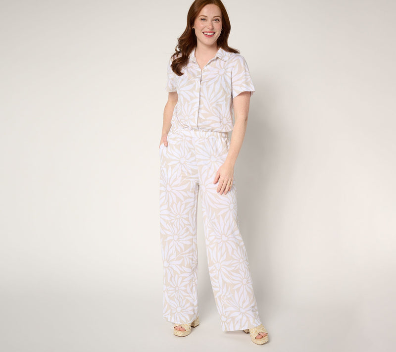 Belle Beach by Kim Gravel Pet Cabana Knit Good Vibrations Jumpsuit — View 5