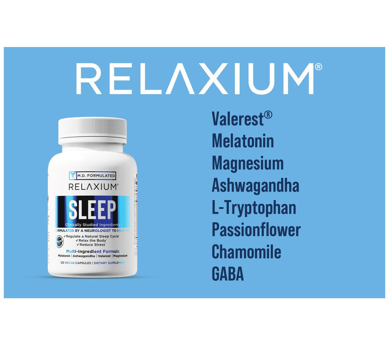 Relaxium Sleep Advanced Strength with Magnesium 60 Day Supply — View 4