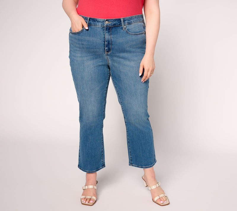 NYDJ Ellison Straight Leg Ankle Jean with Cool Embrace — View 2