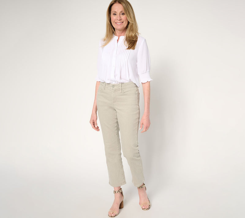 NYDJ Ellison Petite Straight Leg Ankle Jean with Cool Embrace — View 5