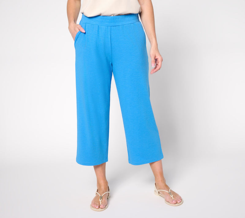 Belle by Kim Gravel Regular Cape Cod Slub Knit Cropped Pant — View 6