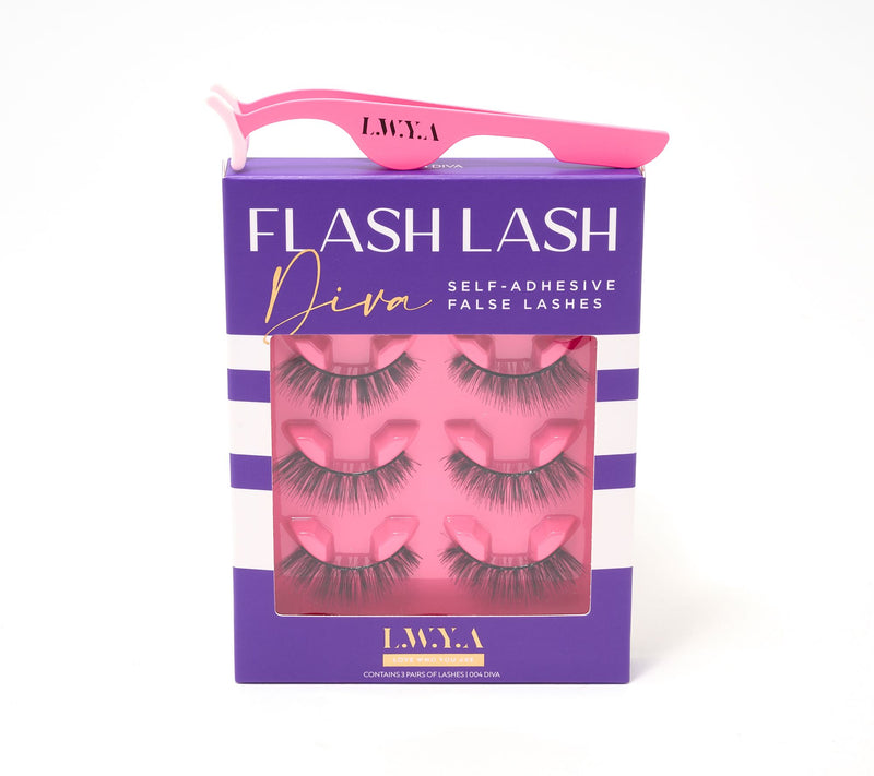 LWYA by Kim Gravel Flash Lash Trio with Applicator — Main view