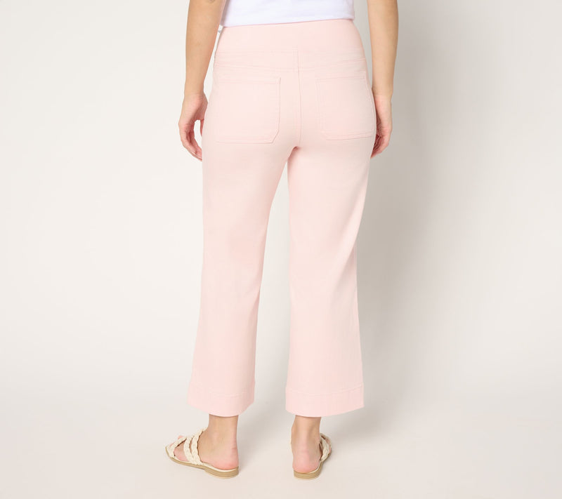 Belle by Kim Gravel Tall TripleLuxe Twill Sealife Eyelet Crop — View 4