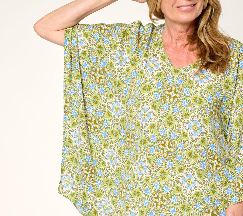 Belle by Kim Gravel Italian Tile Poncho — View 7