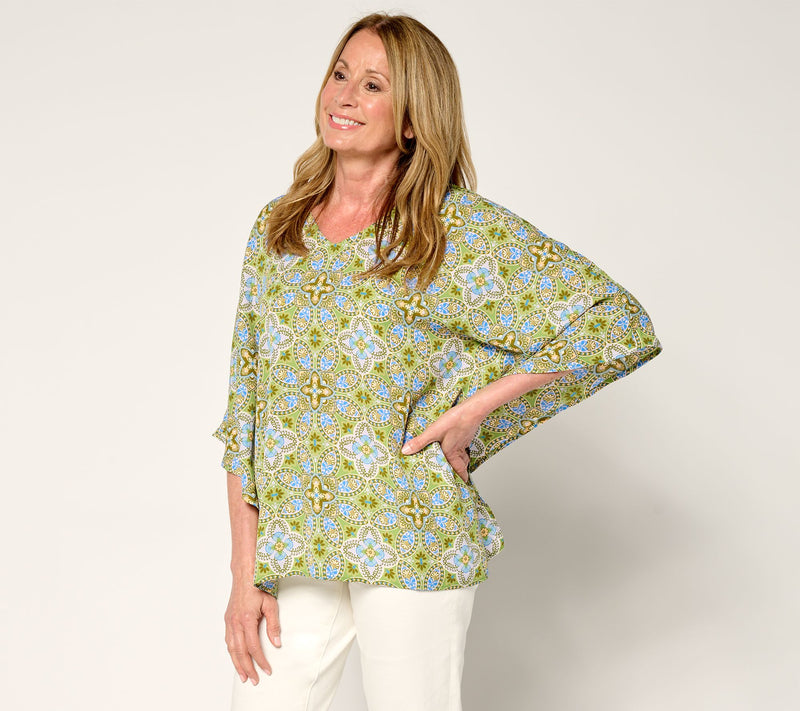 Belle by Kim Gravel Italian Tile Poncho — View 2