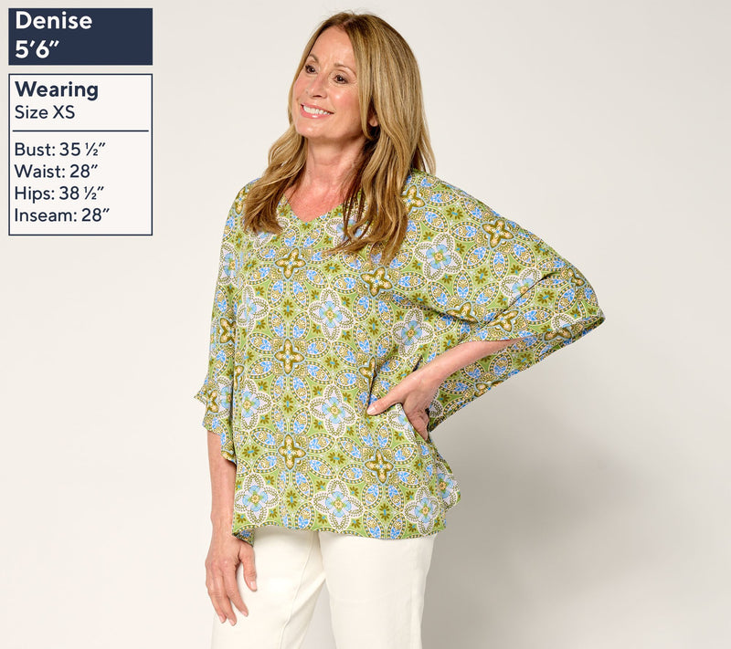 Belle by Kim Gravel Italian Tile Poncho — View 4