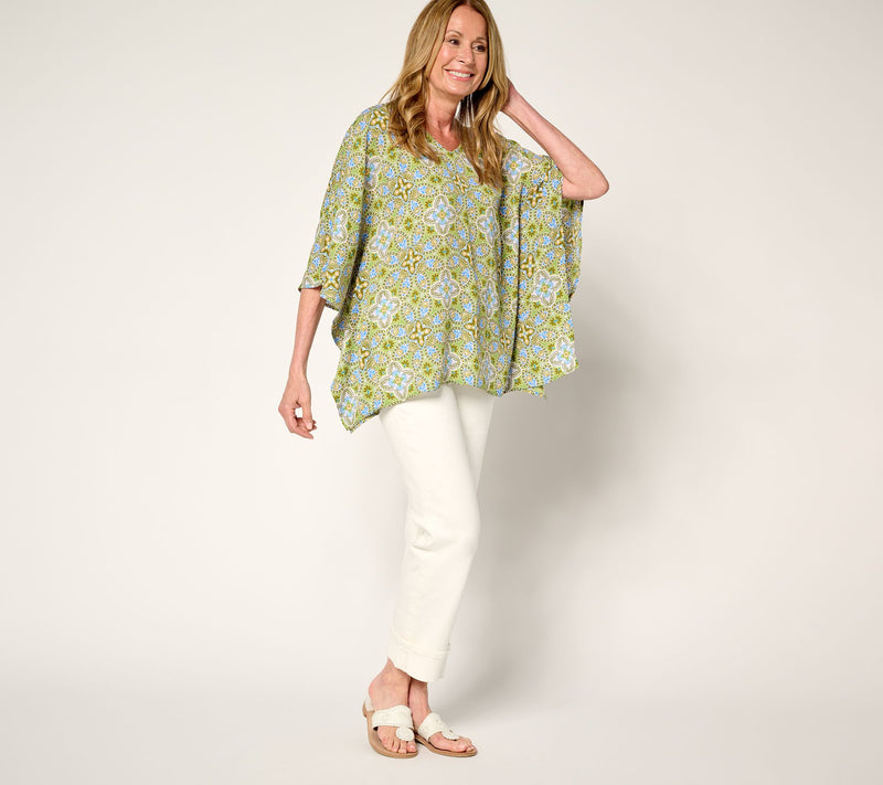 Belle by Kim Gravel Italian Tile Poncho — View 6