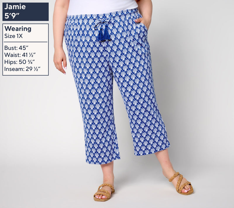 Belle by Kim Gravel Tall Packabelle Gotta Getaway Cropped Pant — View 14