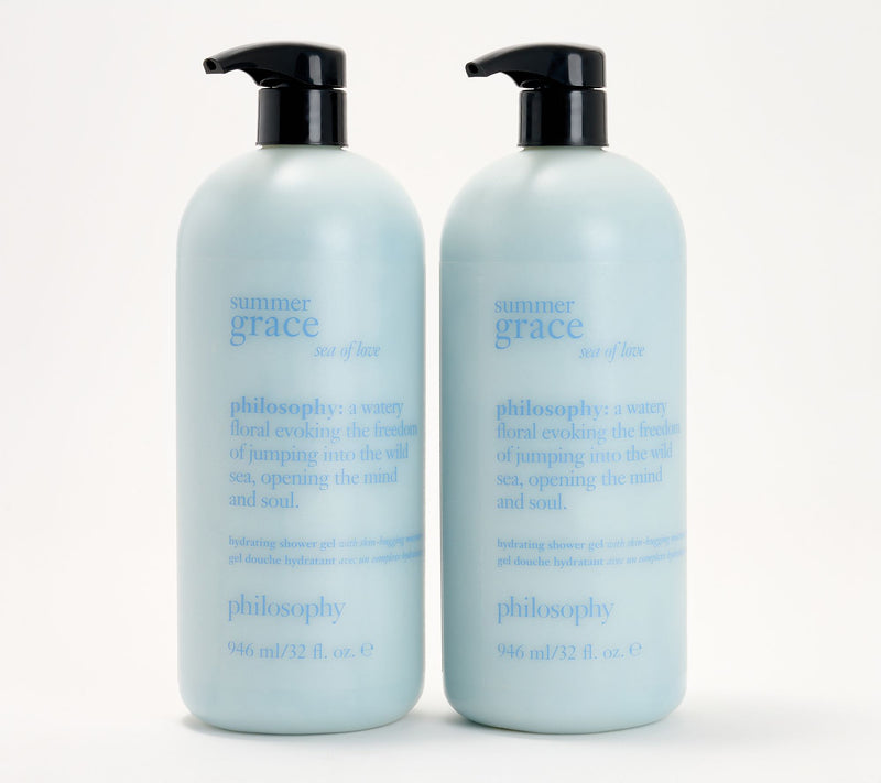 philosophy 32oz supersize summer fine fragrance shower gel duo — Main view