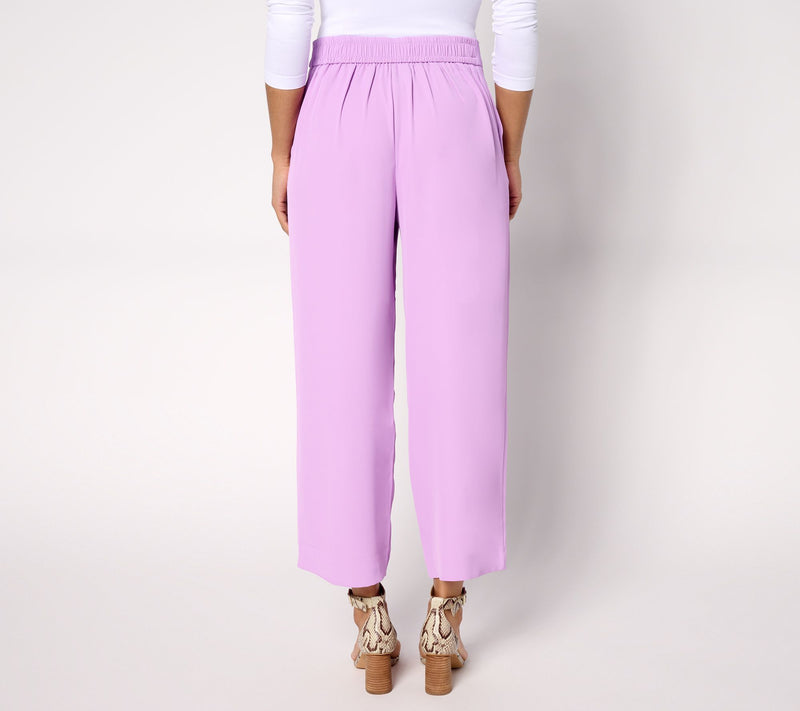 nicole by Nicole Miller Regular Cropped Pull-On Stretch Pant — View 10