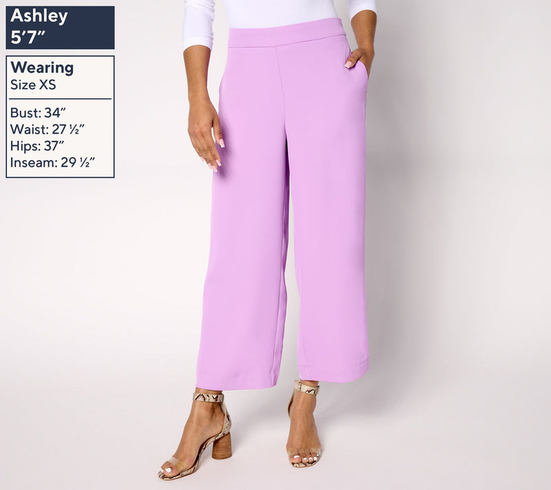 nicole by Nicole Miller Regular Cropped Pull-On Stretch Pant — View 9