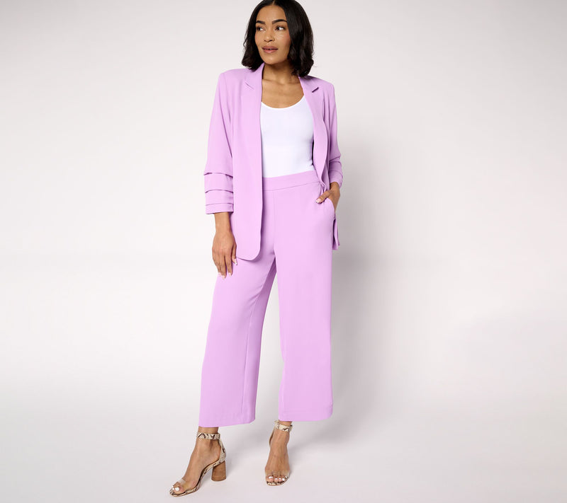 nicole by Nicole Miller Petite Cropped Pull-On Stretch Pant — View 11