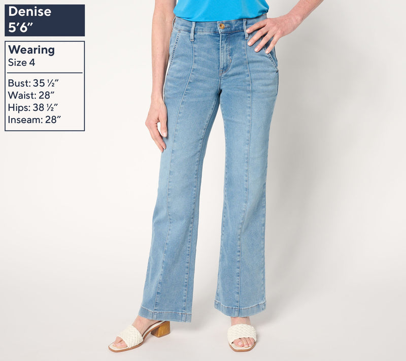 nicole by Nicole Miller Petite Dream Denim Bootcut Jean — View 2