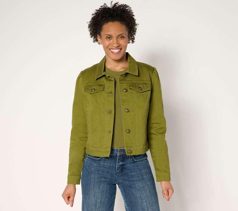 Studio Park x Rosina Grosso Short Denim Jacket — Main view