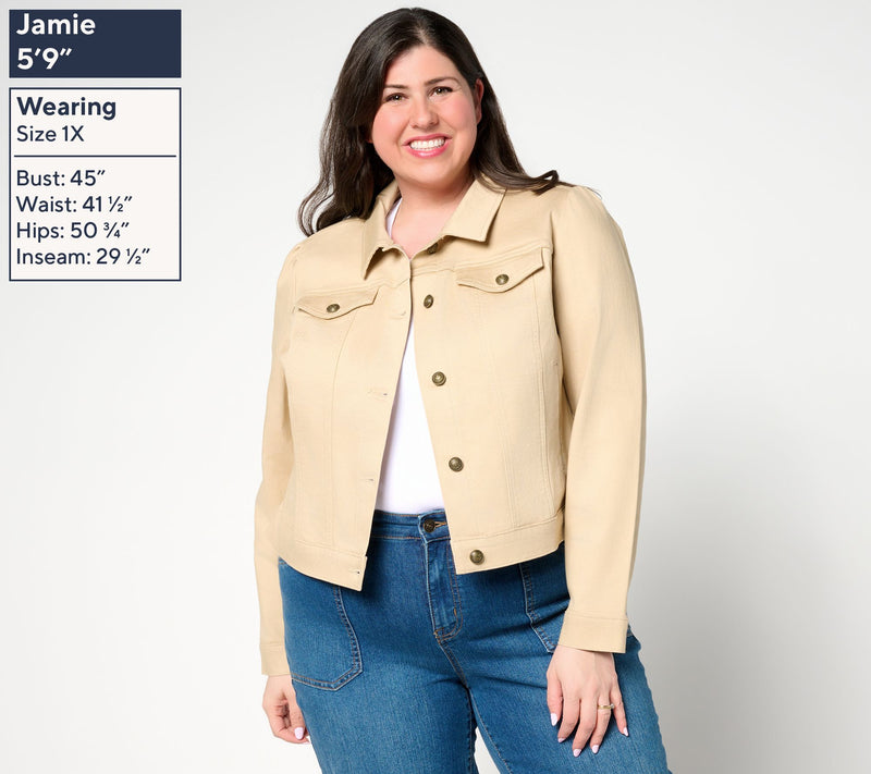 Studio Park x Rosina Grosso Short Denim Jacket — View 2