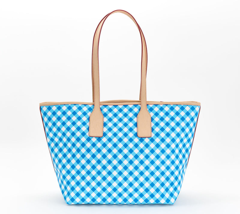 Dooney & Bourke Coated Cotton Gingham Large Tote — View 5