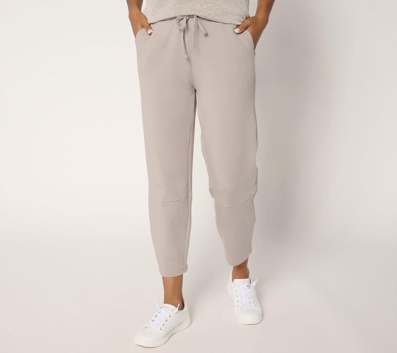 Barefoot Dreams Petite Malibu Collection Luxe Lounge Barrel Leg Pant — View 12