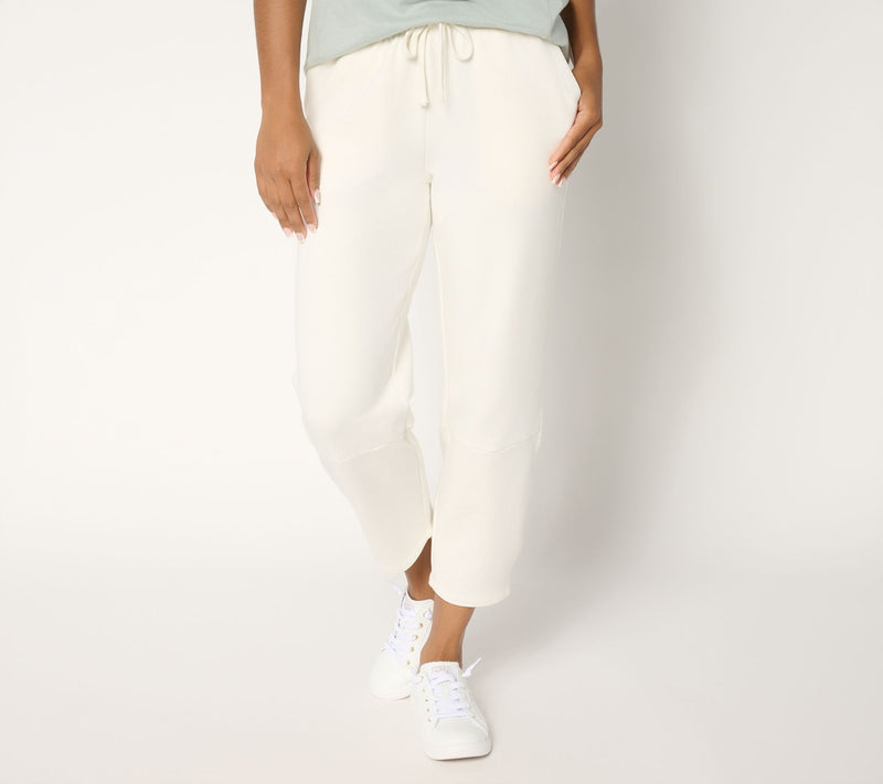 Barefoot Dreams Petite Malibu Collection Luxe Lounge Barrel Leg Pant — View 13