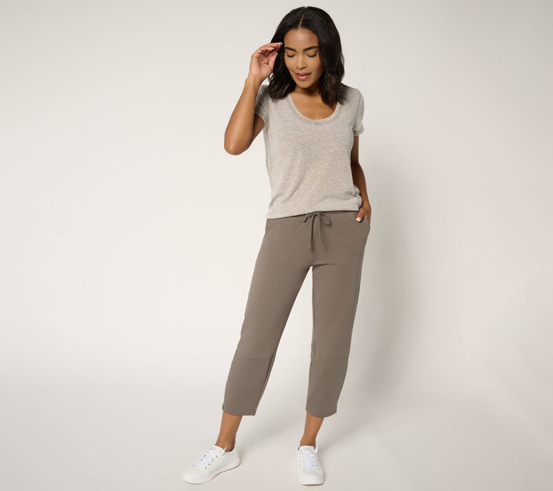 Barefoot Dreams Tall Malibu Collection Luxe Lounge Barrel Leg Pant — View 4