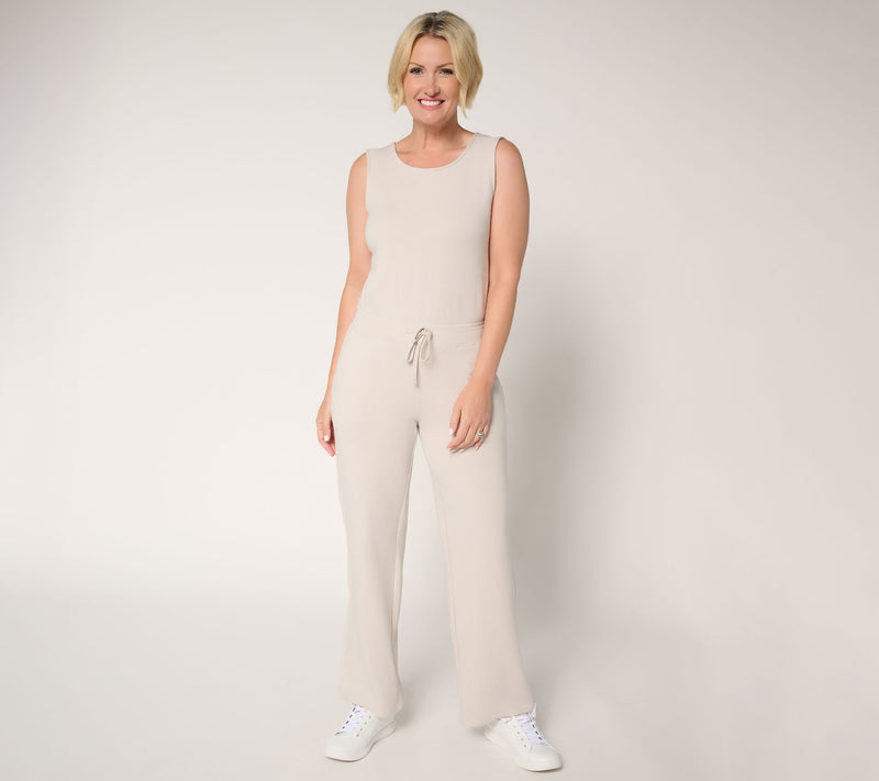 Barefoot Dreams Regular Malibu Collection Brushed Luxe Lounge Jumpsuit — View 11