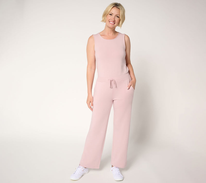 Barefoot Dreams Petite Malibu Collection Brushed Luxe Lounge Jumpsuit — View 12