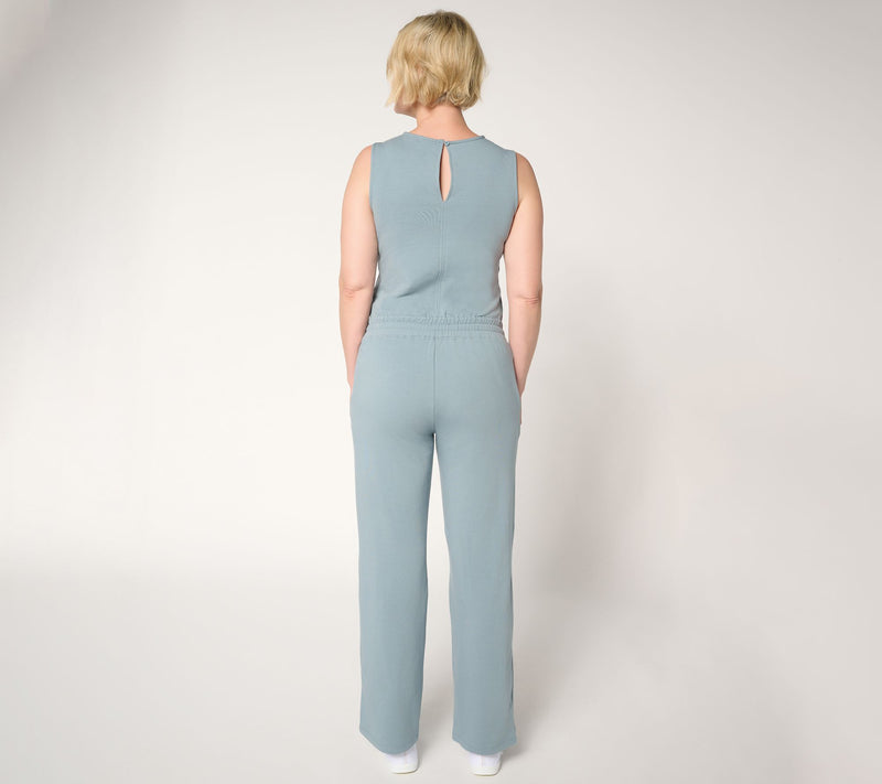 Barefoot Dreams Tall Malibu Collection Brushed Luxe Lounge Jumpsuit — View 3