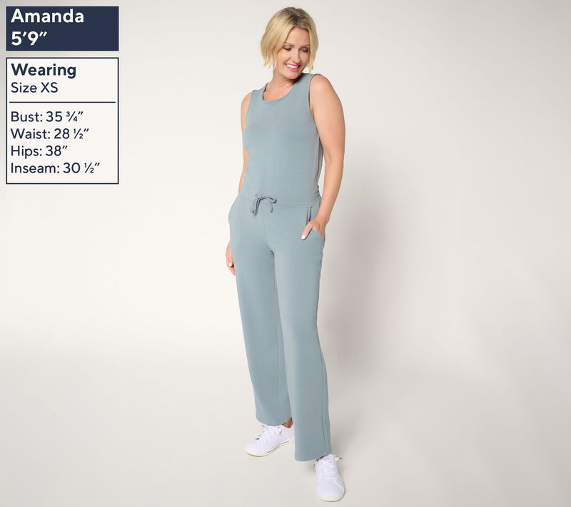 Barefoot Dreams Tall Malibu Collection Brushed Luxe Lounge Jumpsuit — View 2