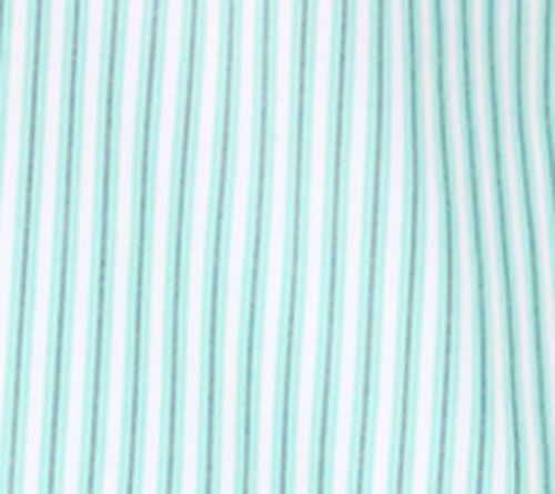 Joan Rivers Stretch Cotton Button Front Mixed Stripe Shirt — View 11