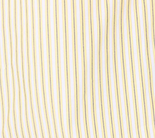 Joan Rivers Stretch Cotton Button Front Mixed Stripe Shirt — View 4