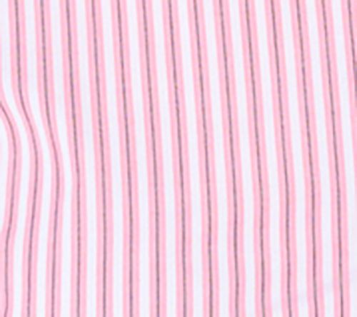 Joan Rivers Stretch Cotton Button Front Mixed Stripe Shirt — View 3