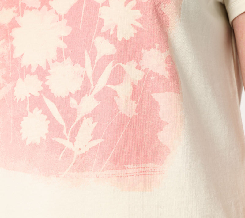 Me by Jennie Garth 100% Cotton Flower Press Graphic Tee — View 6