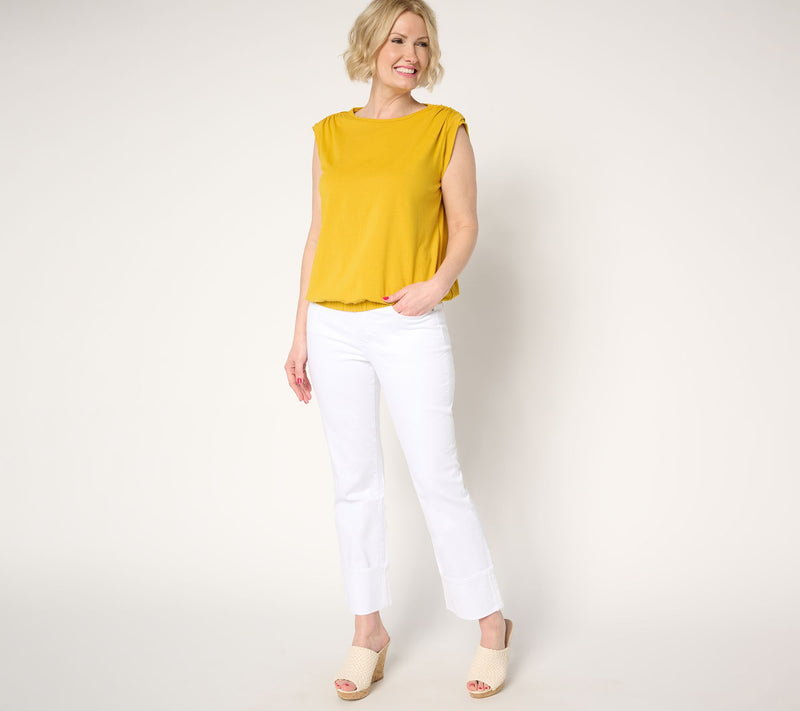 Me by Jennie Garth Paco Knit Top with Elastic Hem — View 5