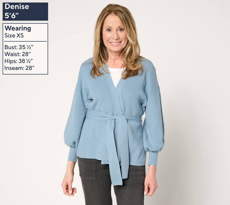 Me by Jennie Garth Rainey Wrap Sweater — View 3