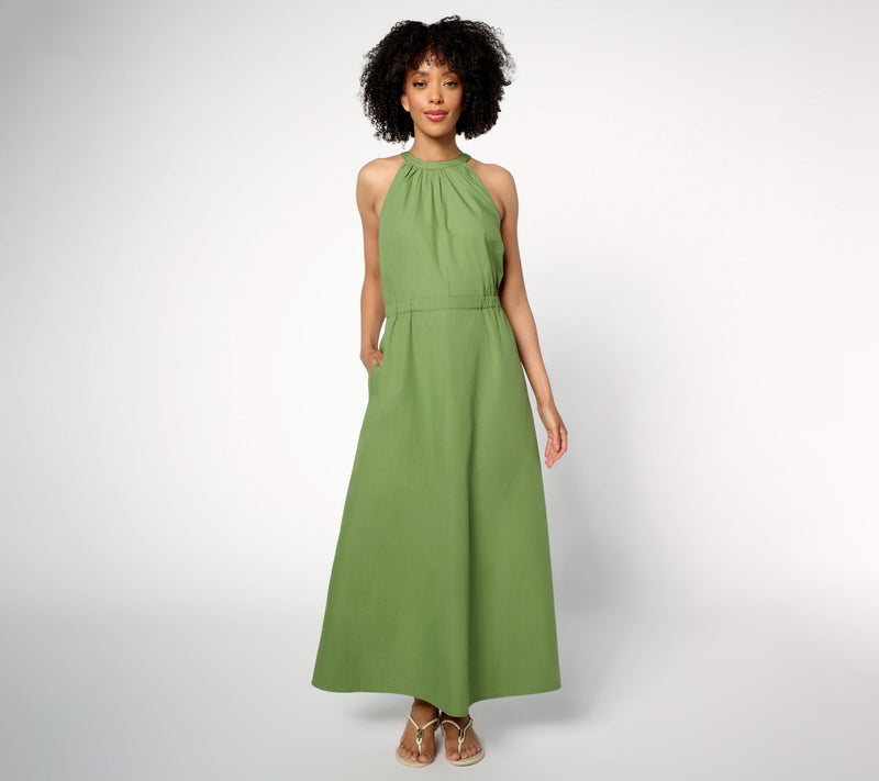 Me by Jennie Garth Regular Cotton Clark Maxi Dress — View 7