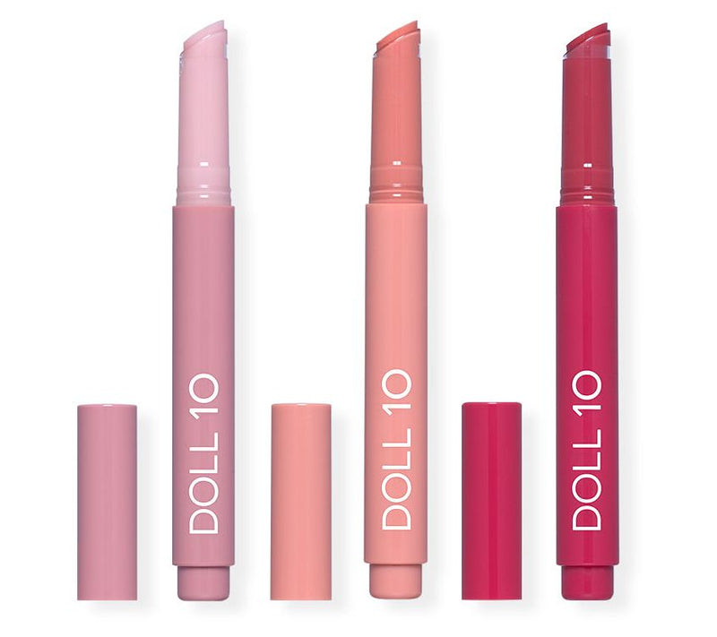 Doll 10 Peptide Plumping Lip Oil Balm Trio — Main view