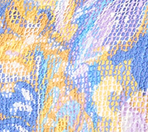 Women with Control Textured Knit Printed Top — View 8