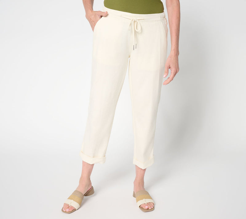 Liverpool Los Angeles Rascal Tie Front Cuffed Pant — View 12