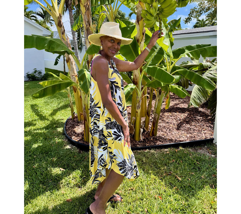Women with Control Regular Como Jersey Swing Dress — View 11