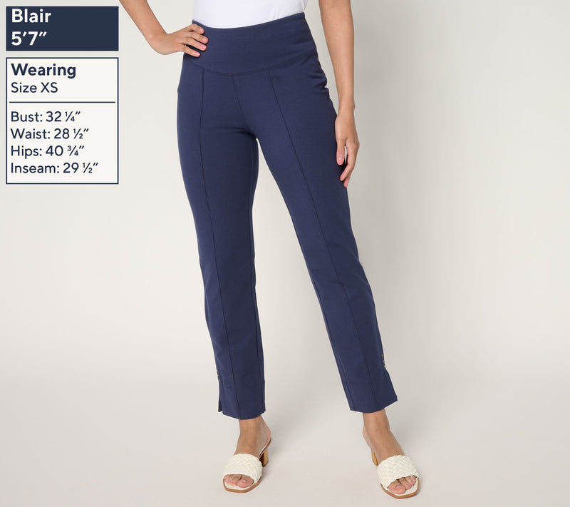 Women with Control Tummy Control 86/14 Regular Ankle Pants — View 3