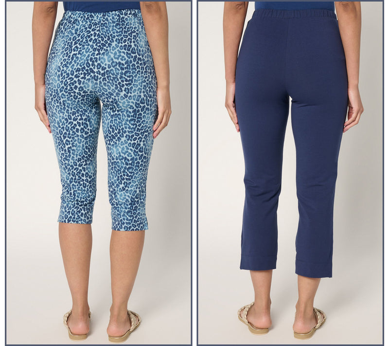 Women with Control Regular Set of 2 Pedal Pusher and Crop Pants — View 4
