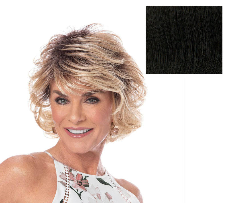Toni Brattin Alluring Mid-Length Wig with Stylable Fiber — View 24