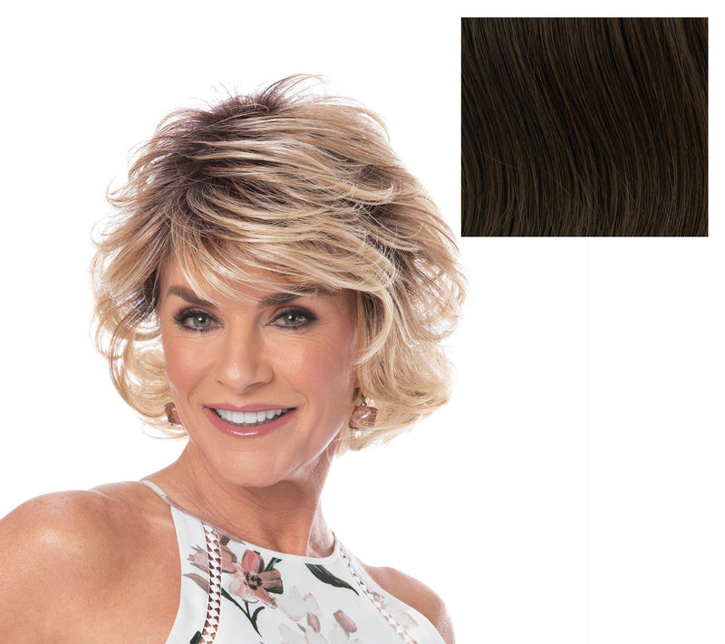 Toni Brattin Alluring Mid-Length Wig with Stylable Fiber — View 25