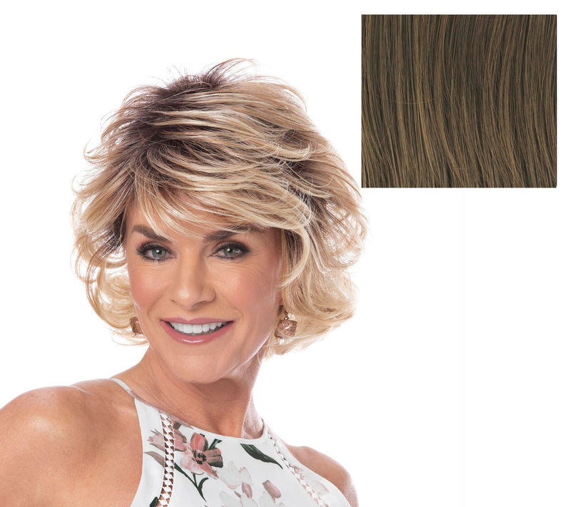 Toni Brattin Alluring Mid-Length Wig with Stylable Fiber — View 26