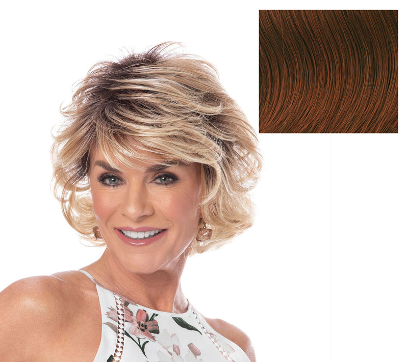 Toni Brattin Alluring Mid-Length Wig with Stylable Fiber — View 28