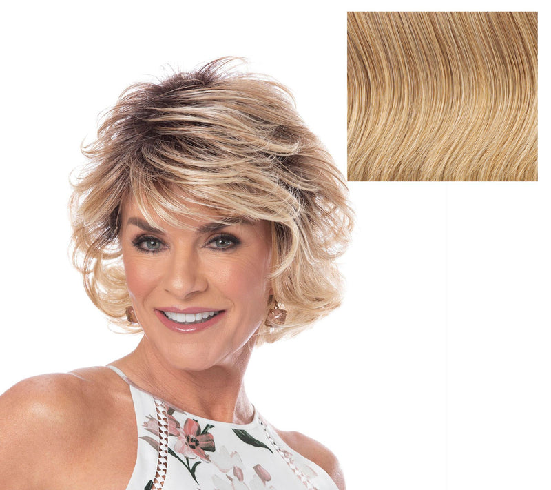 Toni Brattin Alluring Mid-Length Wig with Stylable Fiber — View 30