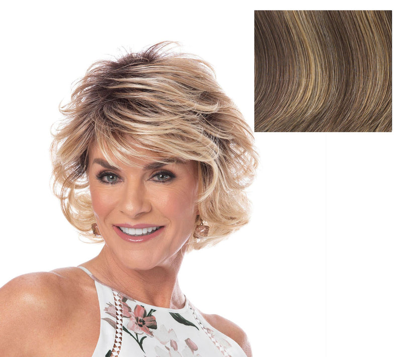 Toni Brattin Alluring Mid-Length Wig with Stylable Fiber — View 3