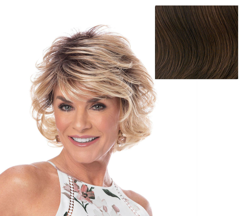 Toni Brattin Alluring Mid-Length Wig with Stylable Fiber — View 34