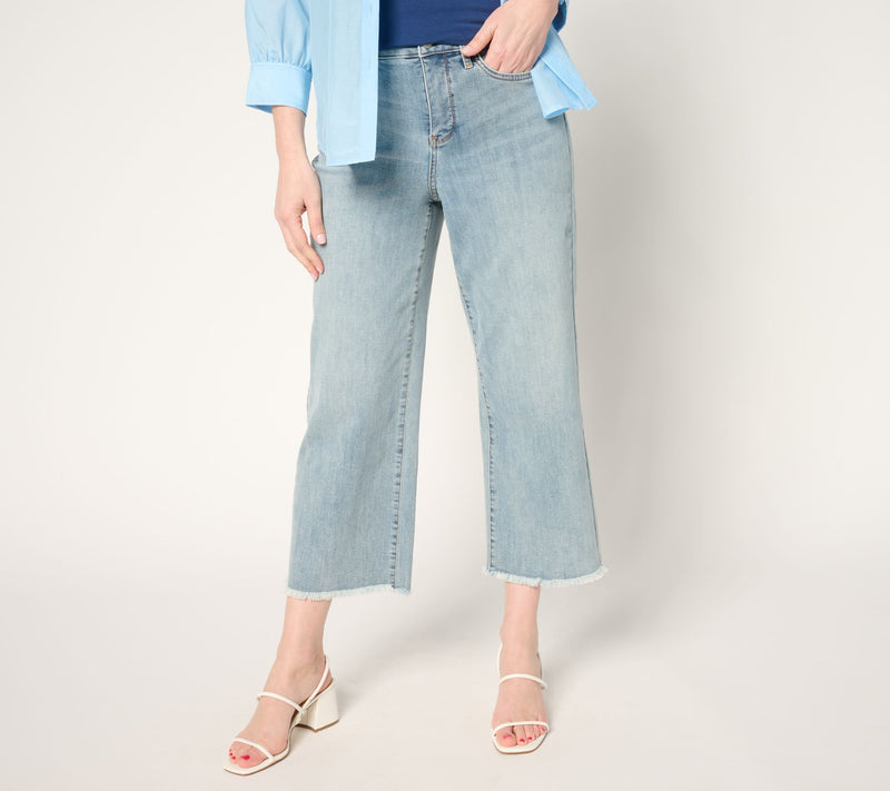 NYDJ Coco Relaxed Wide Leg Crop Jean — View 9